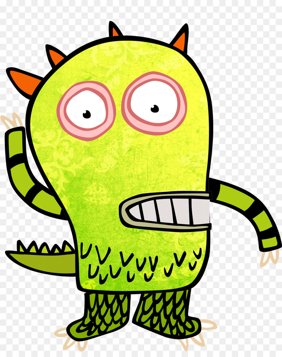 Monster Hijau，Coretan PNG