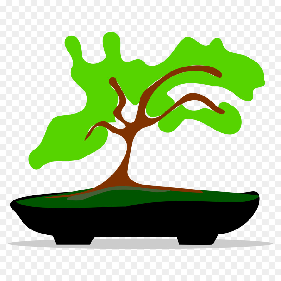 Pohon Bonsai，Pot PNG