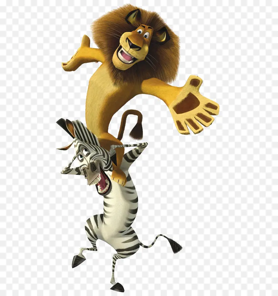 Singa Dan Zebra，Hewan PNG