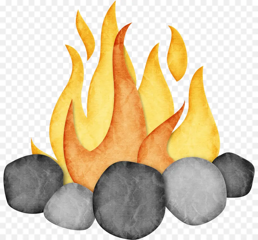 Berkemah，Api Unggun PNG