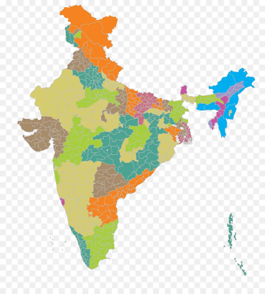 India，Negara Bagian Dan Wilayah Di India PNG