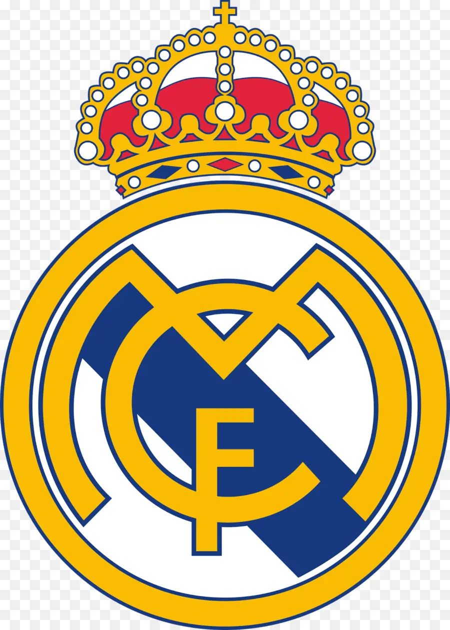 Logo Real Madrid，Sepak Bola PNG