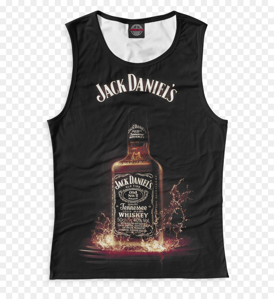 Tanktop Jack Daniel，Wiski PNG