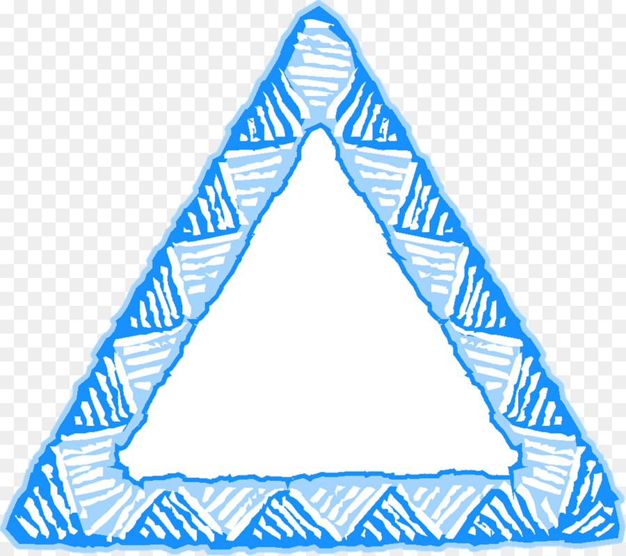 Segitiga Biru，Geometris PNG