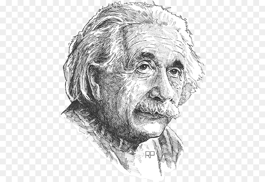 Einstein，Sketsa PNG