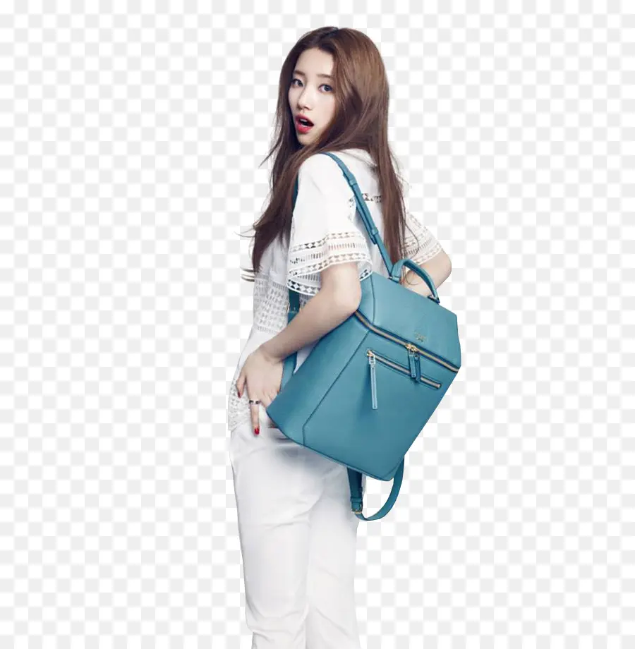 Wanita Dengan Ransel，Mode PNG