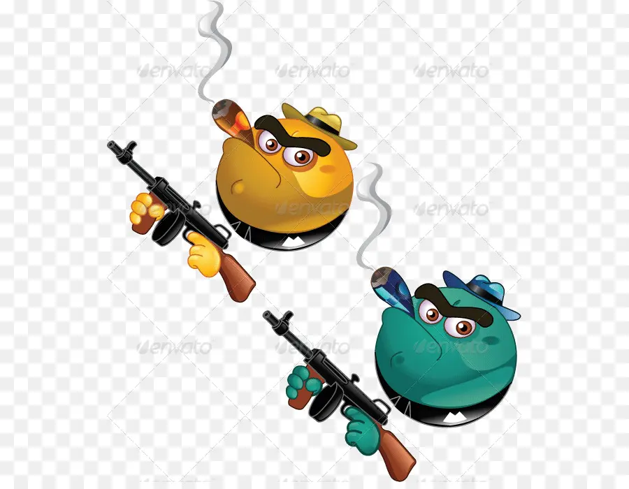 Emoji Gangster，Senjata PNG