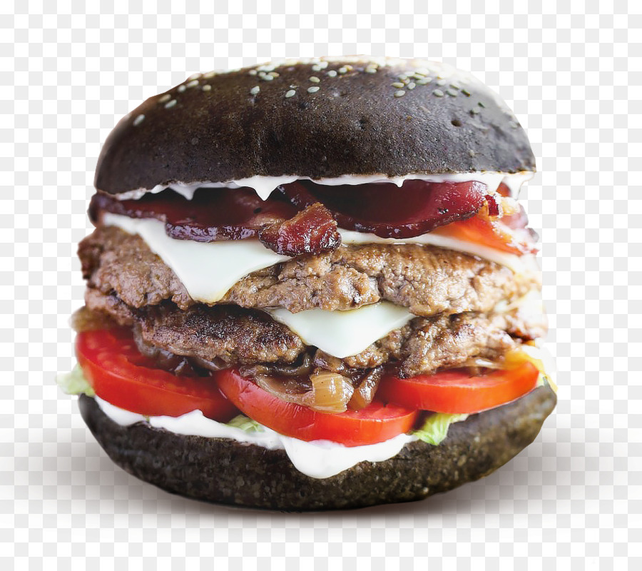 Burger Hitam，Sandwich PNG