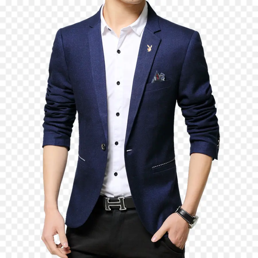 Blazer Biru，Setelan PNG