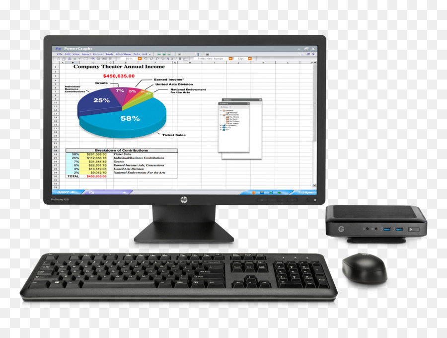 Hewlettpackard，Monitor Komputer PNG