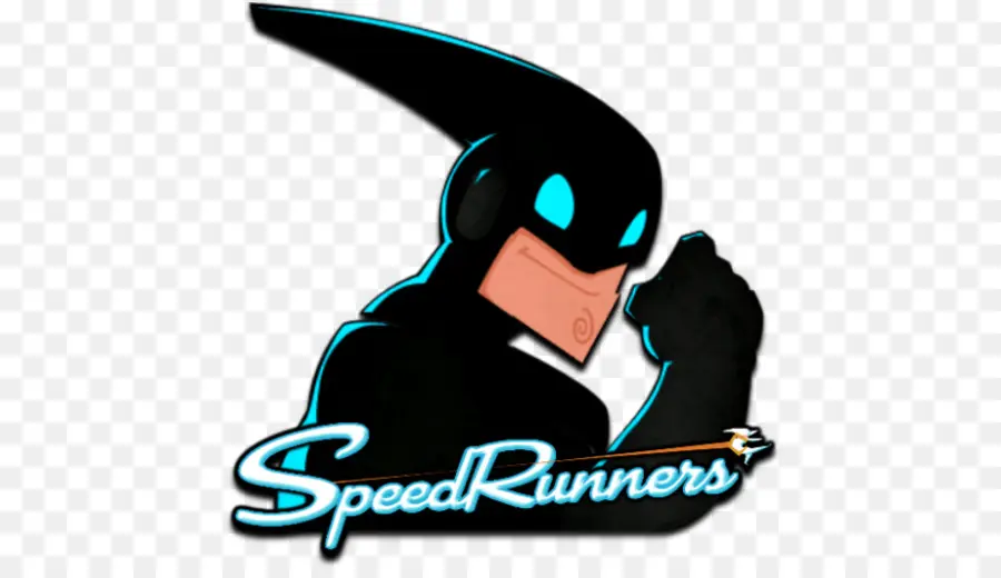 Logo Speedrunner，Pelari Kecepatan PNG