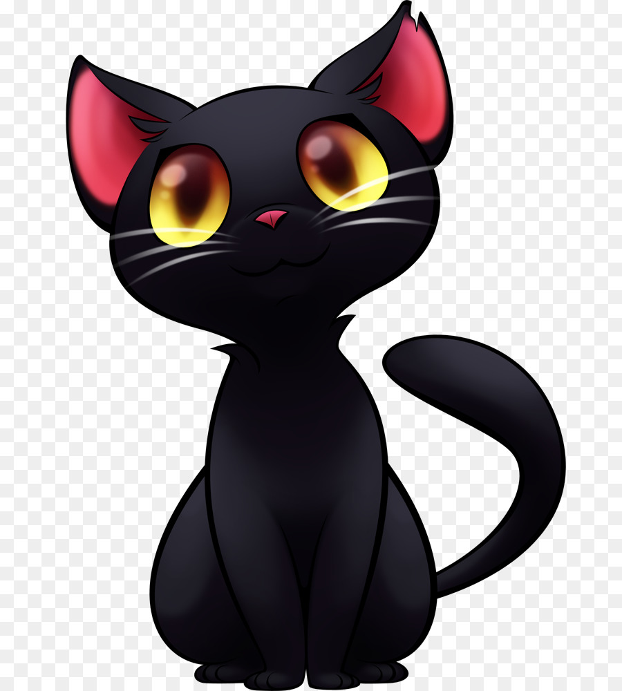 Gambar Animasi Kucing Hitam  Gambar Animasi  Keren