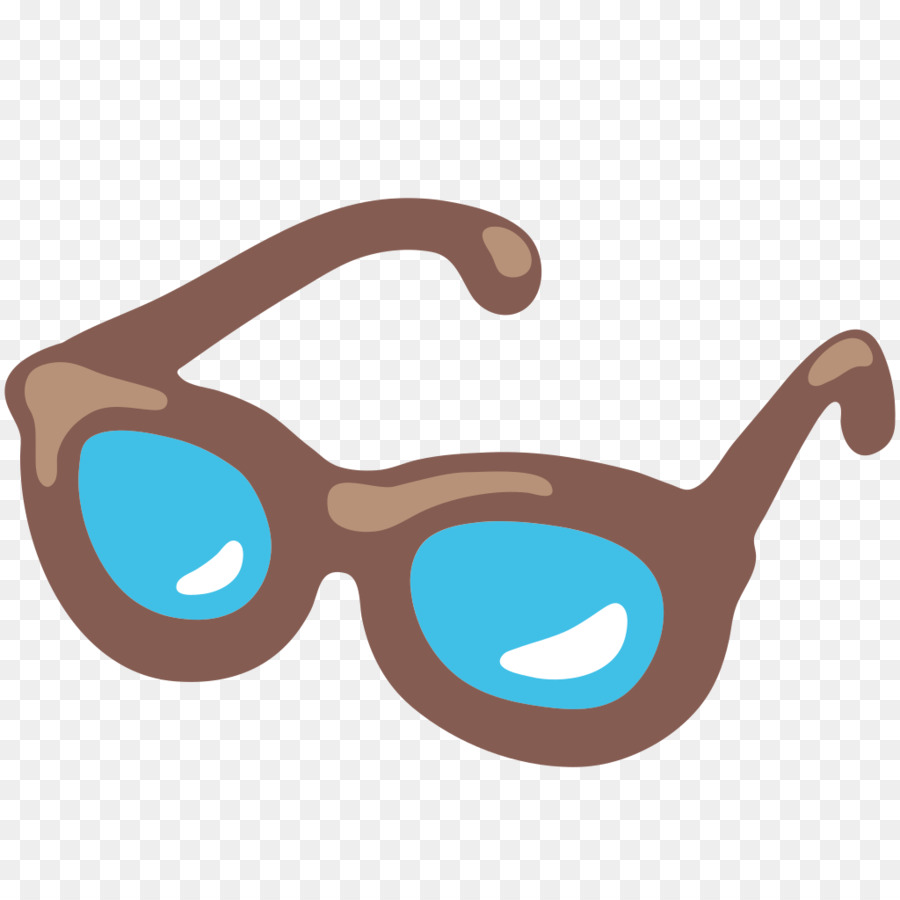 Kacamata，Biru PNG