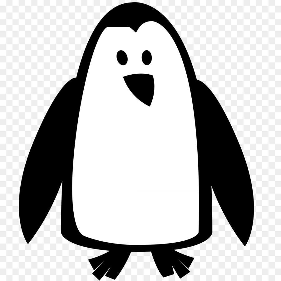 Penguin，Hitam Dan Putih PNG