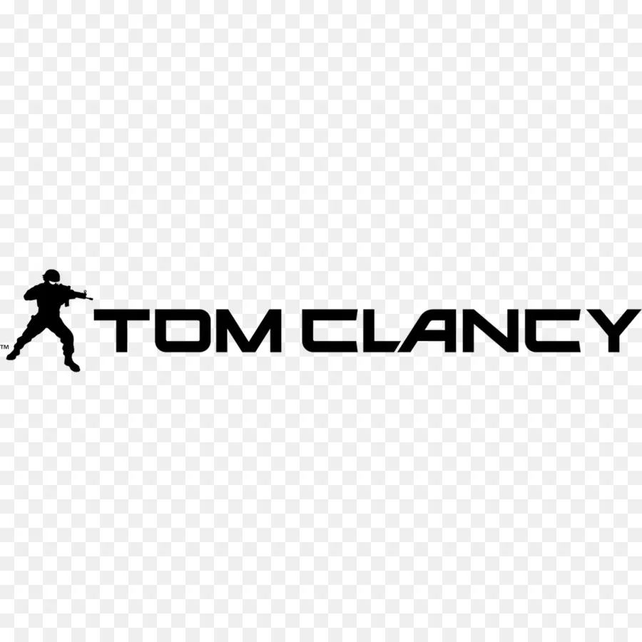 Logo Tom Clancy，Bayangan Hitam PNG