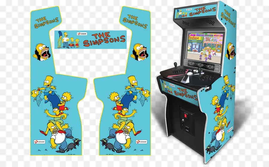 Mesin Arkade，Simpsons PNG