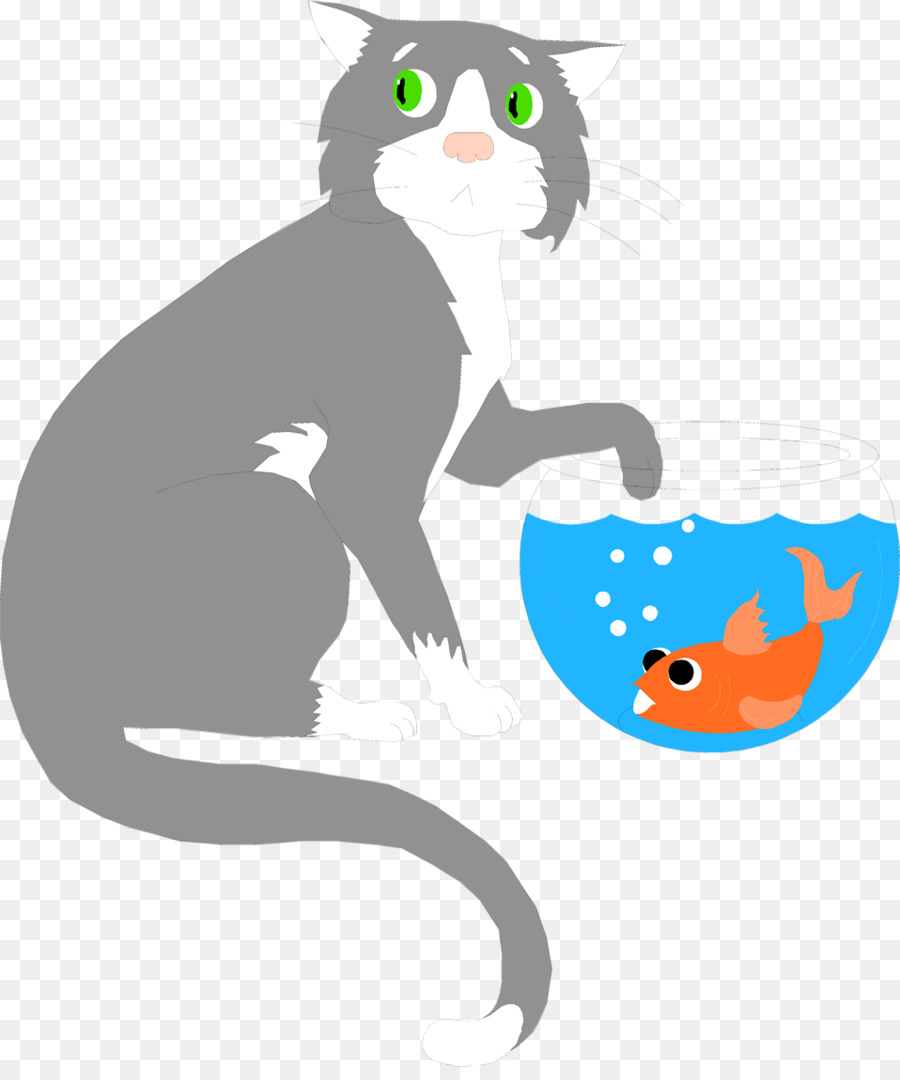 Kucing，Ikan Mas PNG