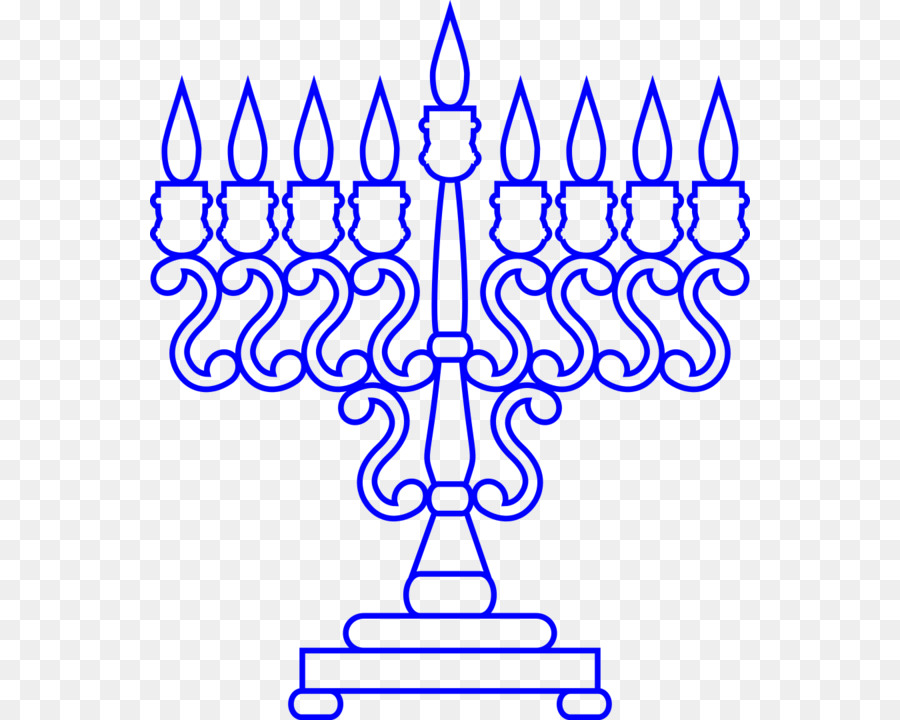 Menorah，Garis Seni PNG