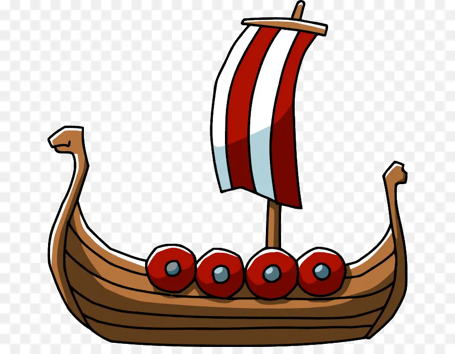 Kapal Viking，Longship PNG