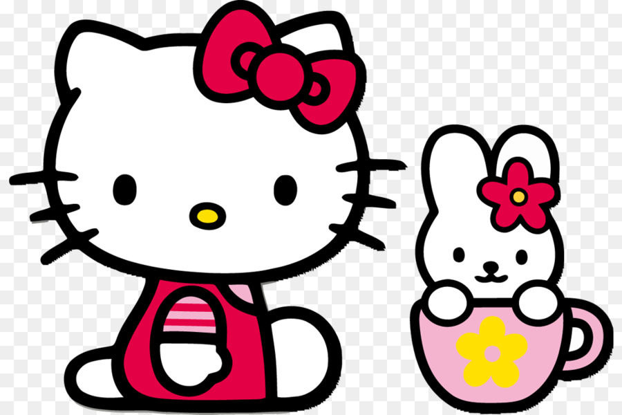 Hello Kitty Kartun Karakter Gambar Png