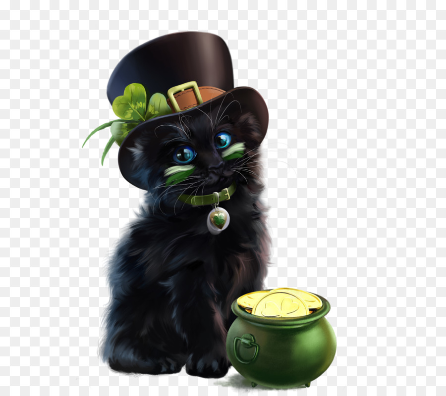 Kucing Hitam，Leprechaun PNG