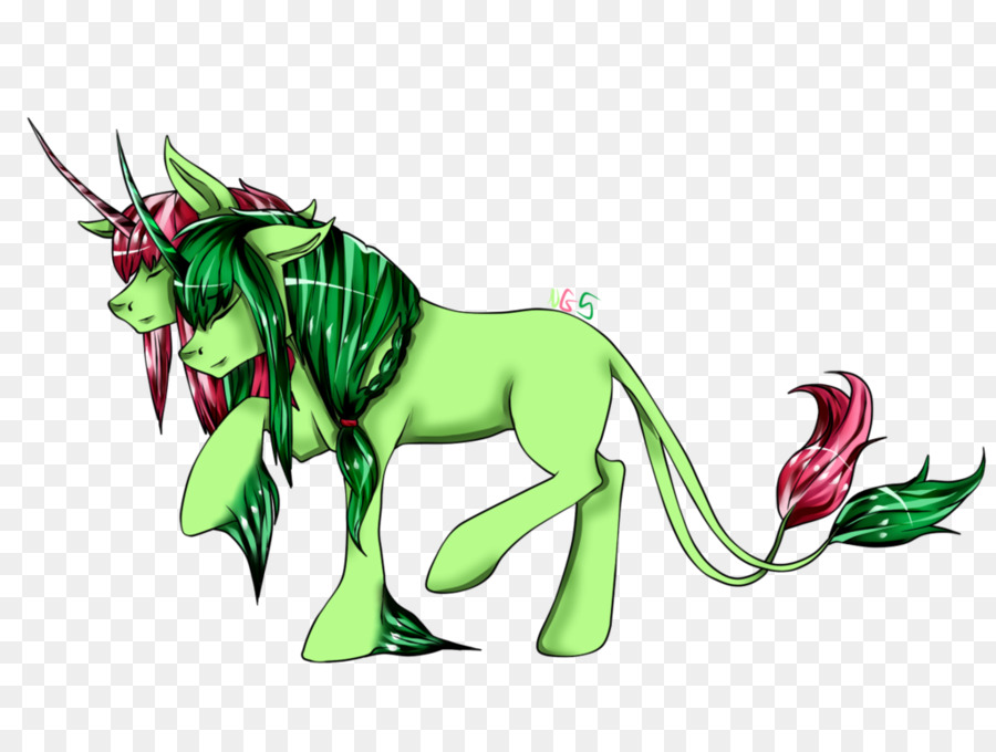 Unicorn Hijau，Kuda PNG