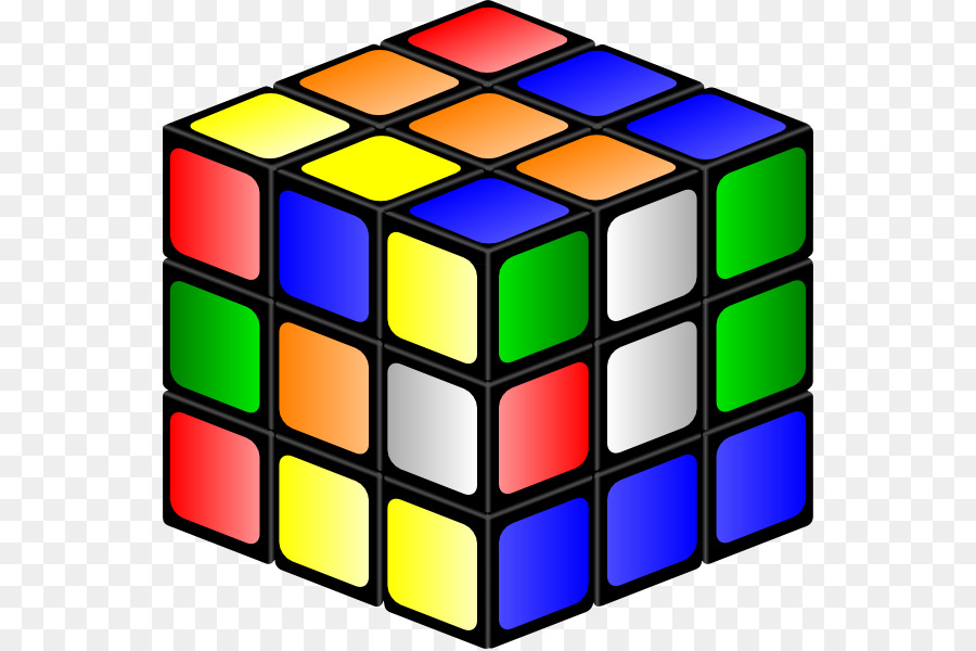 Kubus Rubik，Berwarna Warni PNG