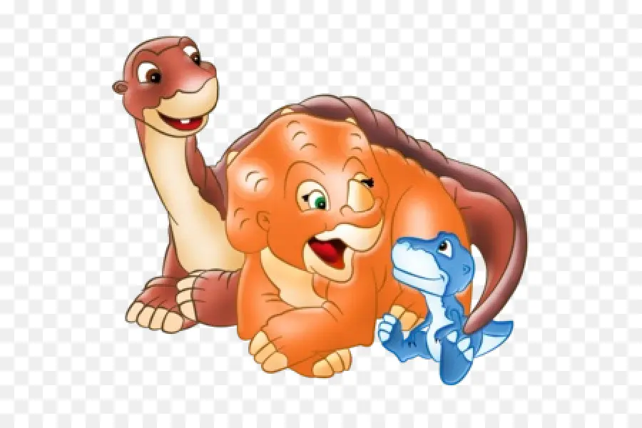 Dinosaurus Kartun，Teman Teman PNG