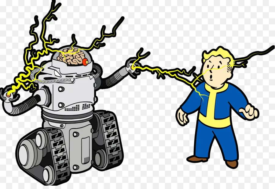 Karakter Kartun Dan Robot，Robot PNG