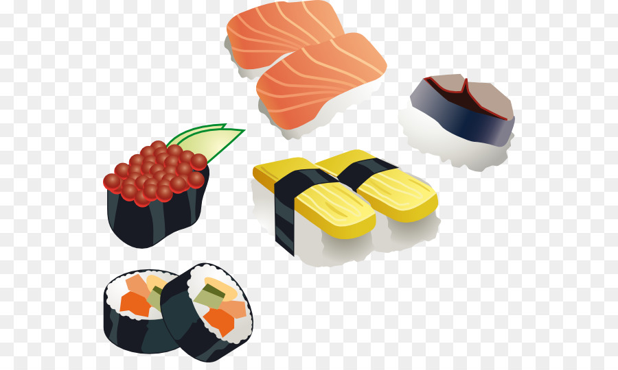 Sushi，Hidangan Jepang PNG