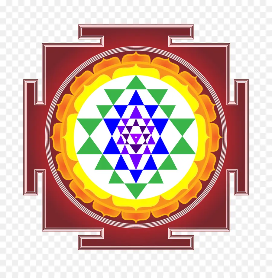 Sri Yantra，Mandala PNG