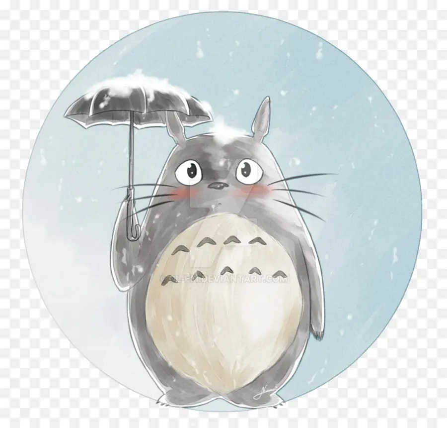 Totoro Dengan Payung，Anime PNG