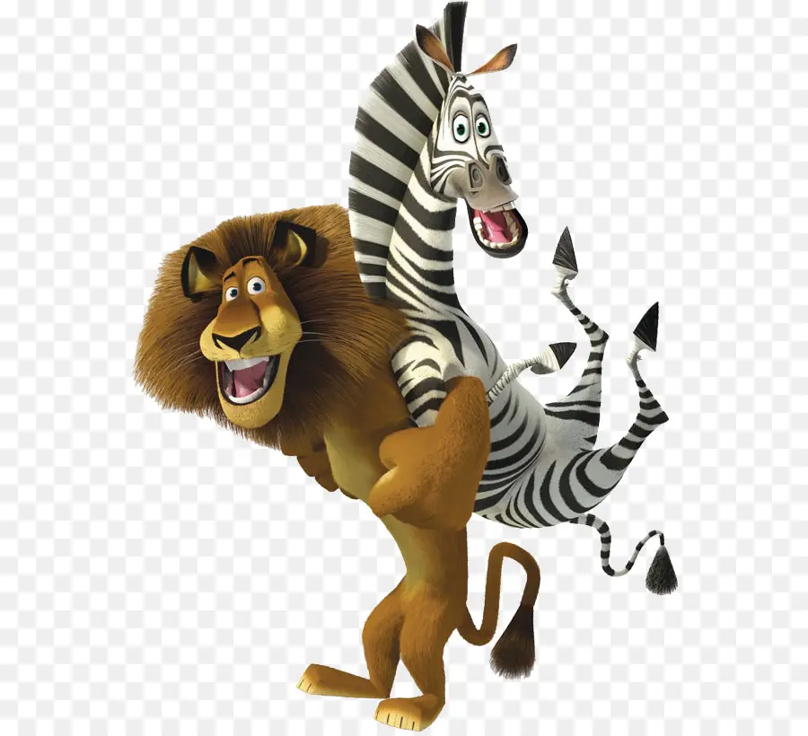 Singa Dan Zebra，Hewan PNG