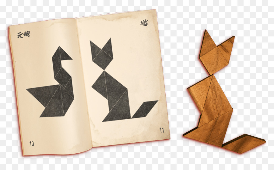 Tangram，Teka Teki Jigsaw PNG