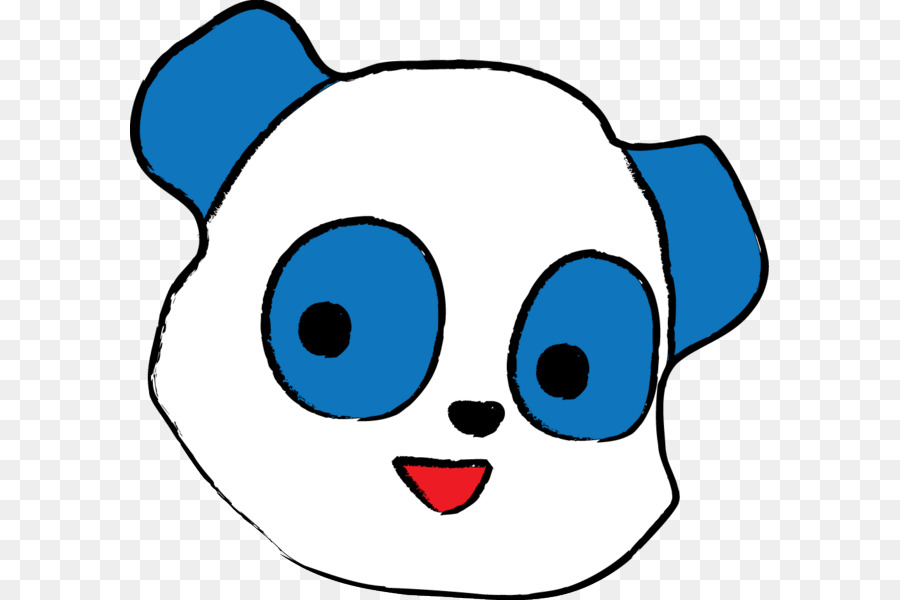 Wajah Panda，Kartun PNG