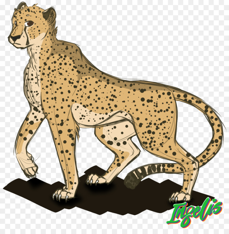 Kucing，Sepatu Cheetah PNG