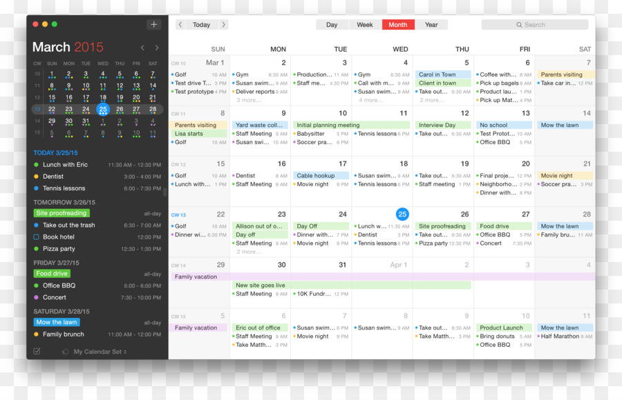 Macos，Kalender PNG