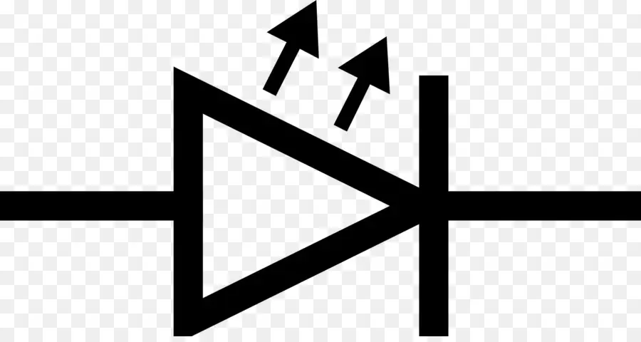 Dioda Pemancar Cahaya，Simbol Elektronik PNG