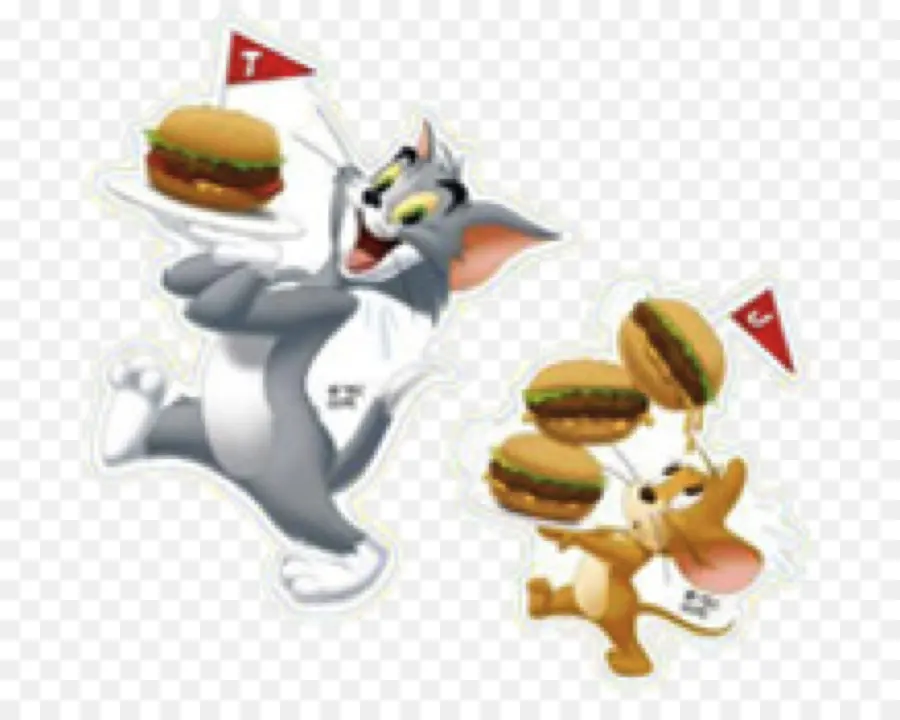 Tom Dan Jerry Dengan Burger，Tom PNG