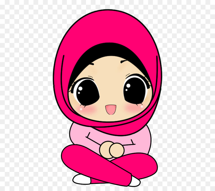 Hijab Animasi Png Gambar  Islami