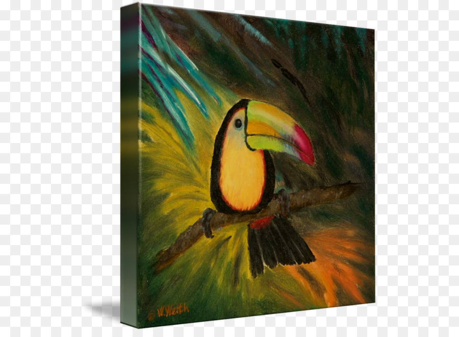 Lukisan Toucan，Burung PNG