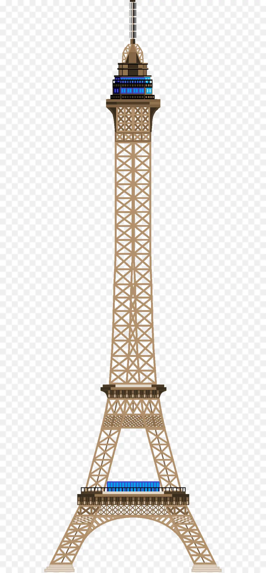 Menara Eiffel，Paris PNG