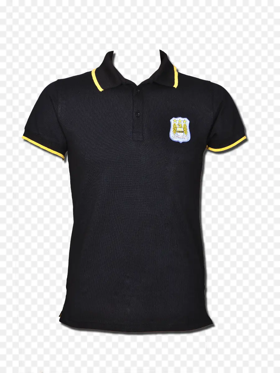 Kemeja Polo，Hitam PNG