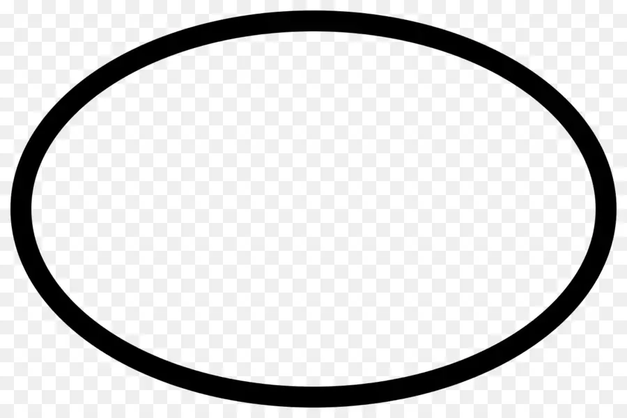 Oval Hitam，Elips PNG