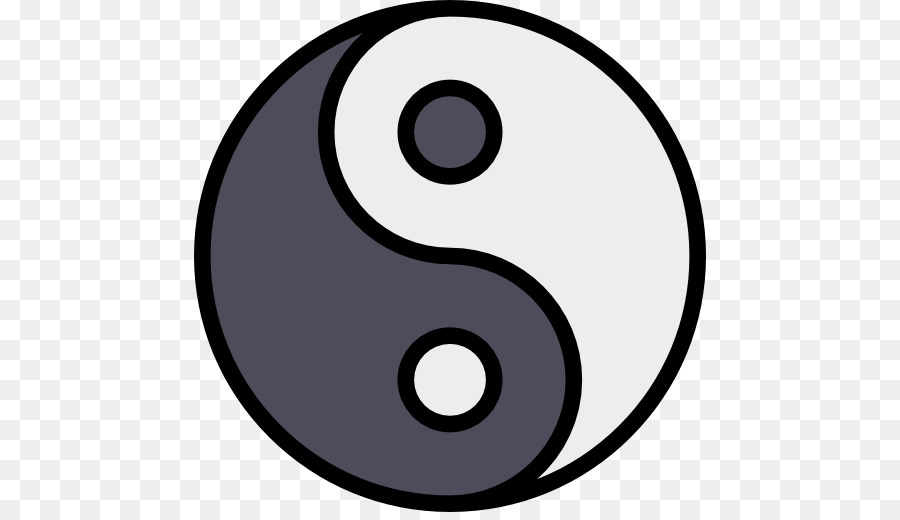 Simbol Yin Yang，Keseimbangan PNG