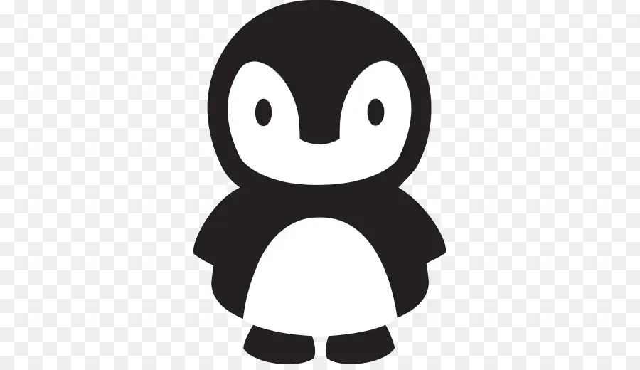 Penguin，Hitam PNG