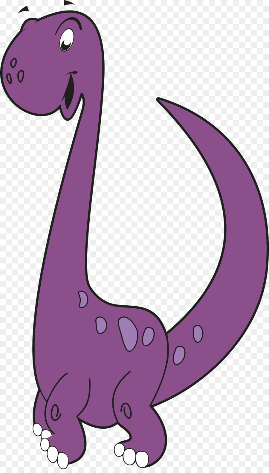 Dinosaurus Ungu，Hewan PNG