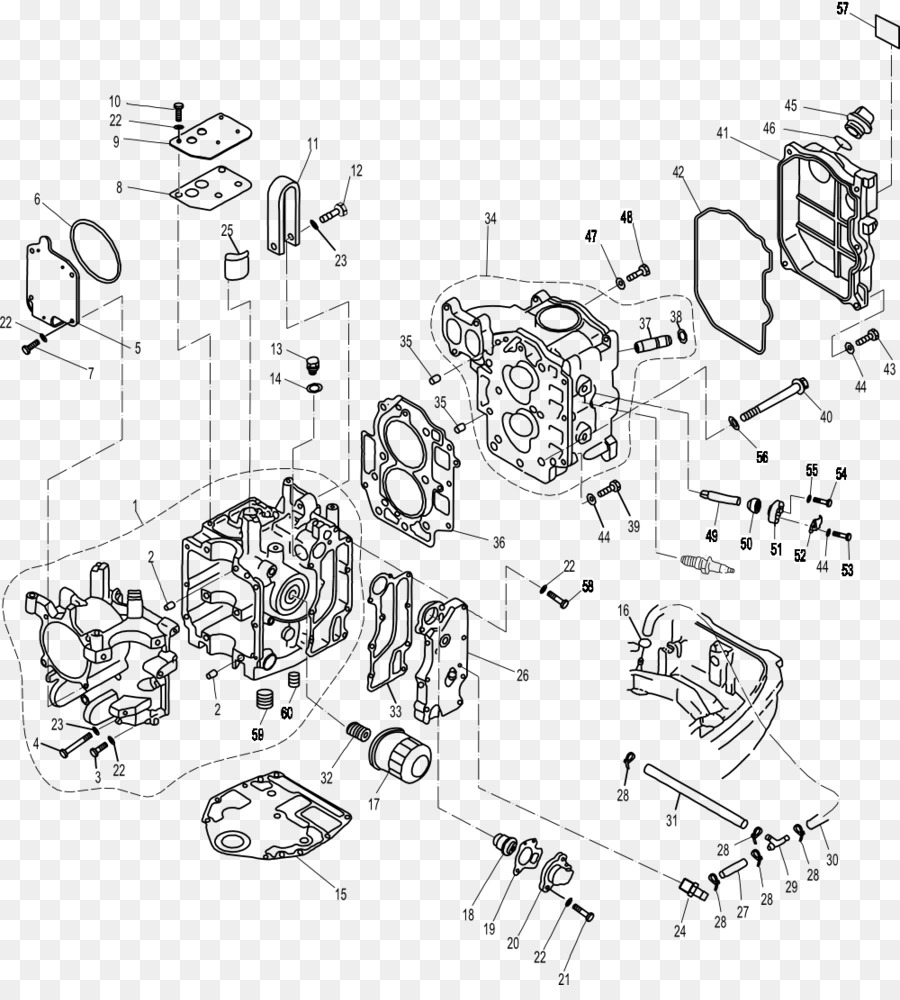 Diagram Bagian Bagian Mesin，Cetak Biru PNG