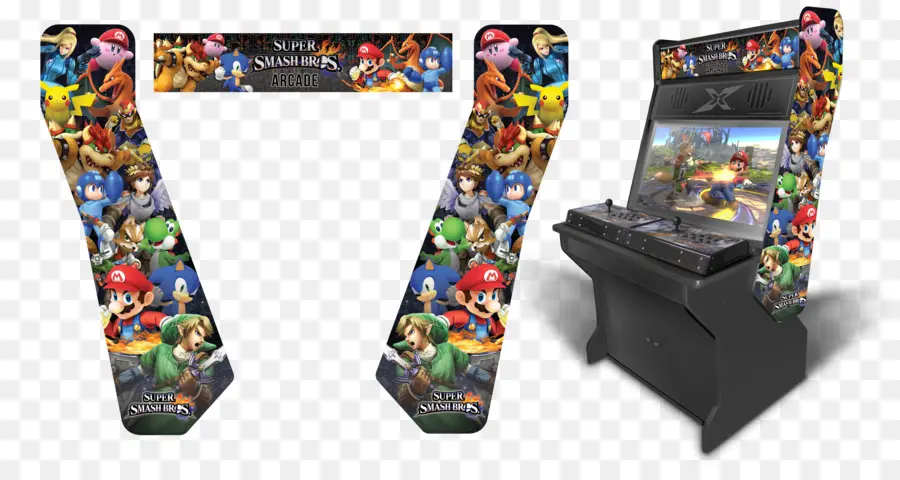 Mesin Arcade Super Smash Bros，Permainan Video PNG