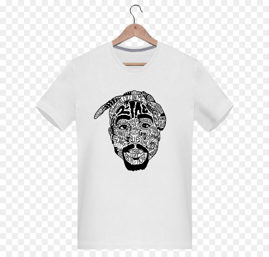 Kaos Dengan Desain Wajah，Pakaian PNG